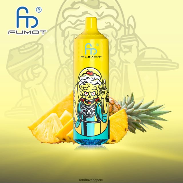 RandM Shop Vape - Fumot RandM Tornado Dispositivo vape 9000 pro con batería y pantalla ejuice versión 1 RXFLT8194 piña