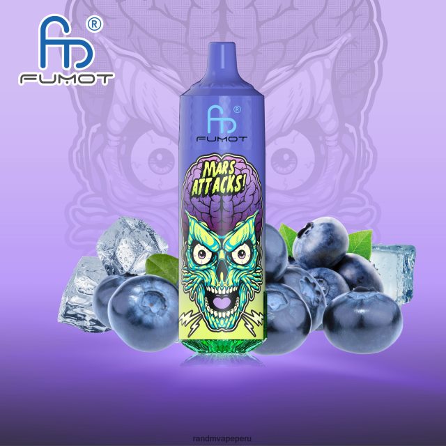 RandM Vape Online - Fumot RandM Tornado Dispositivo vape 9000 pro con batería y pantalla ejuice versión 1 RXFLT8185 hielo de arándanos