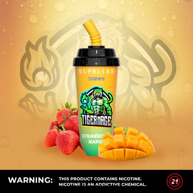 Best RandM Flavor - RandM Supbliss Bingo Dispositivo de vapeo 8000 1 ud. RXFLT8259 mango fresa