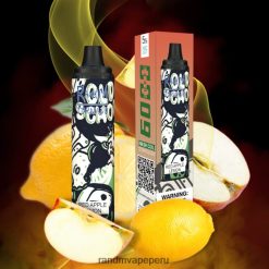 Best RandM Flavor - RandM Tornado Dispositivo vape pod con control de flujo de aire 6000 1 pieza RXFLT8279 manzana roja limón