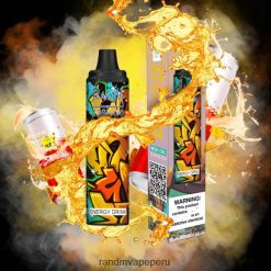 RandM Tornado Lima - RandM Tornado Dispositivo vape pod con control de flujo de aire 6000 1 pieza RXFLT8283 bebida energética